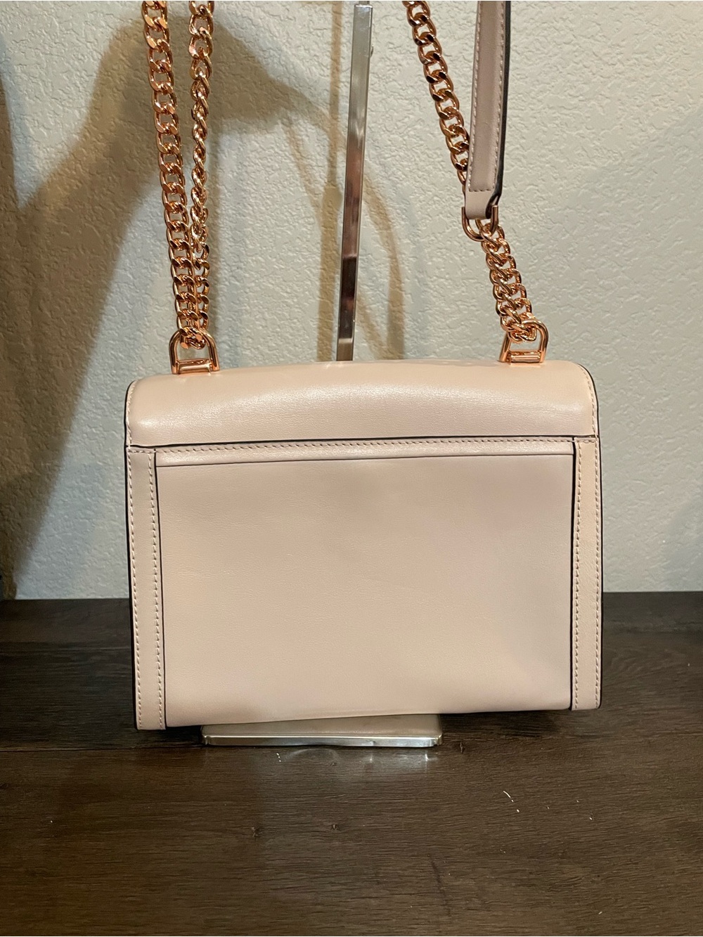 Michael Kors Blush Pink Studded Leather Crossbody - Picture 4 of 7